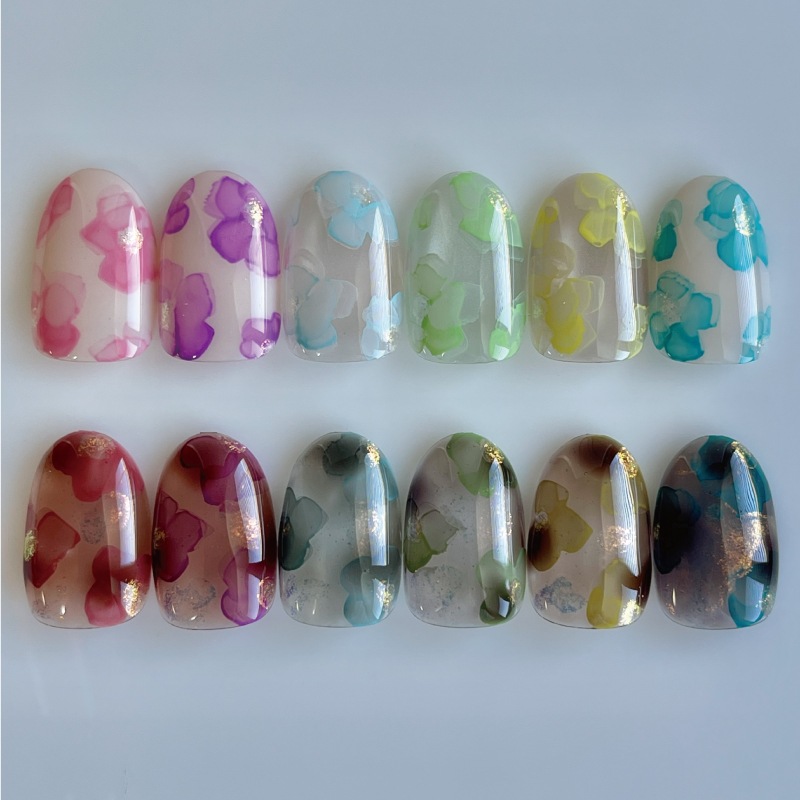 TRINA DRIP INK 27 grassy glitter