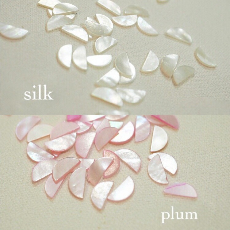 Bonnail×rrieenee shell plate semicircle