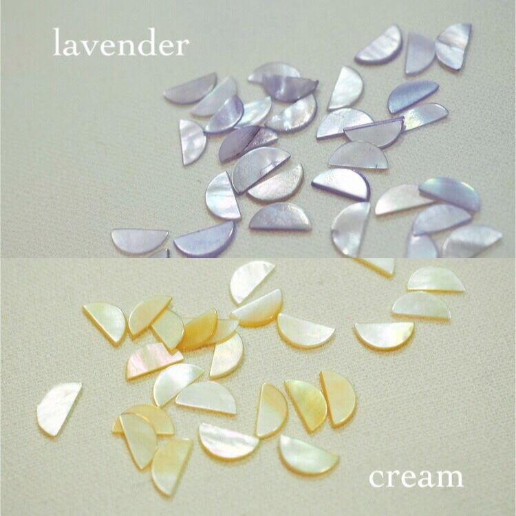 Bonnail×rrieenee shell plate semicircle