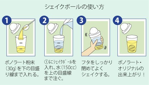 【セット商品・ポイントアップ対象★700円分】「ボノラート(20食分)」＆「グラノザイム(32粒)」＆「シェイクボール」セット 短期集中ダイエット 乳プロテイン 無添加（人工甘味料・香料・着色料・保存料） 酵素サプリ 送料無料