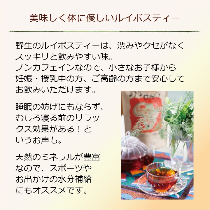送料無料「野生ロイボス」５袋 150包 1.8Ｌ用(煮出し) ノンカフェイン 無農薬 天然 無添加 無香料 ティーバッグ 野生 ルイボスティー rooibos 南アフリカの大自然が育んだ、天然ミネラルたっぷり、野生のルイボスティー 貴重な自生茶葉を100％使用