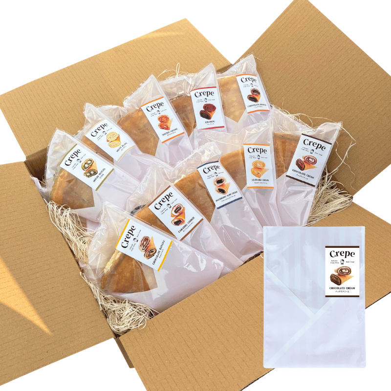 ミニクレープ（透明袋タイプ）40個 （10個単位で発注可）