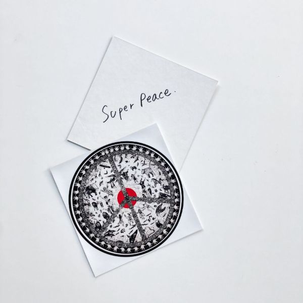 ステッカー　SUPER PEACE