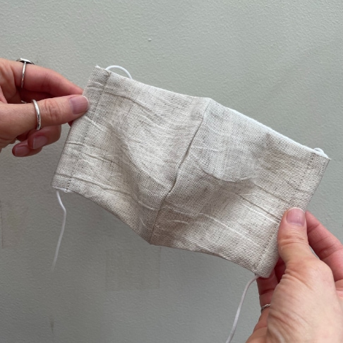 麻布マスク （ガーゼあり）