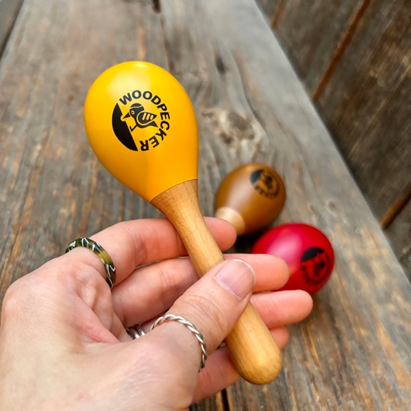 たまご型マラカス　黄色