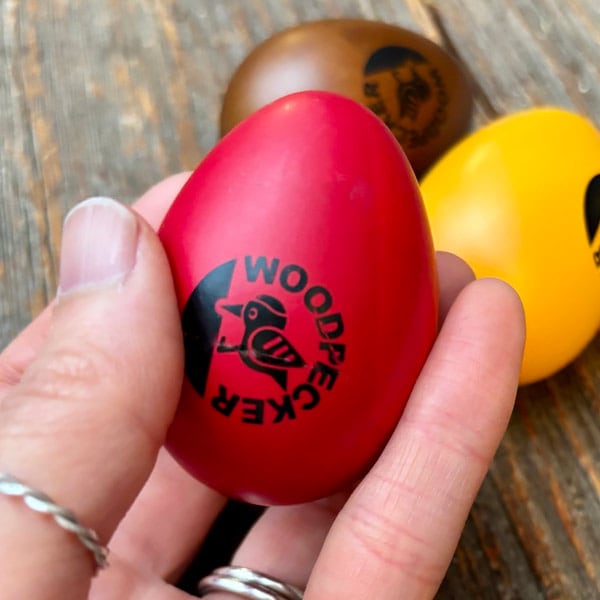 たまご型シェイカー　赤色