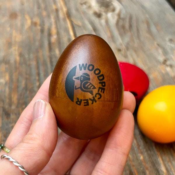 たまご型シェイカー　茶色