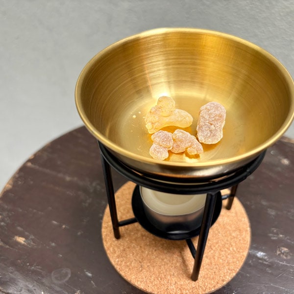 キャンドルバーナー（黒×金）