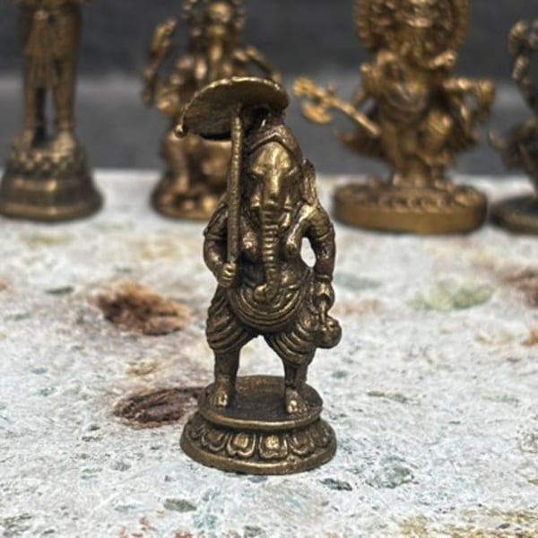 ミニ ガネーシャ像 ⑨（AH）
