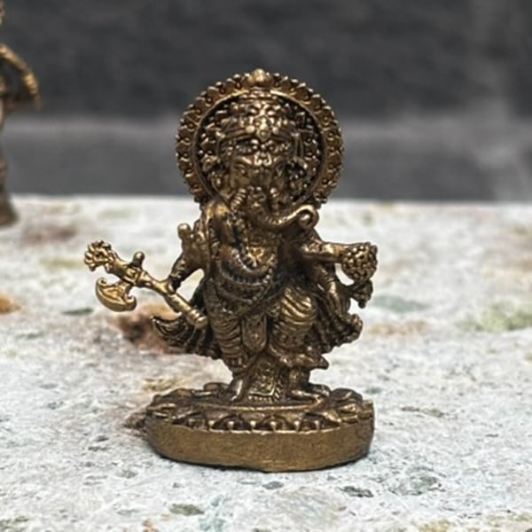 ミニ ガネーシャ像 ⑫（AH）