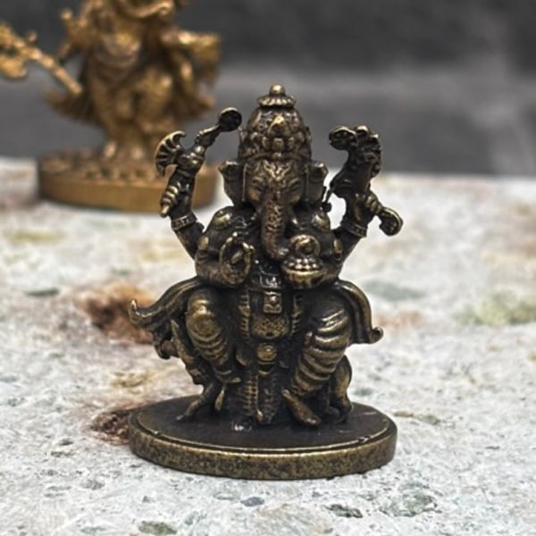 ミニ ガネーシャ像 ⑬（AH）