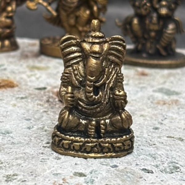 ミニ ガネーシャ像 ⑭（AH）