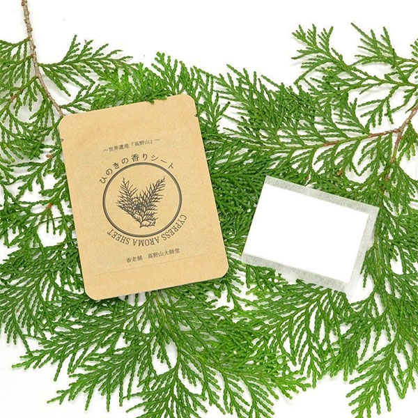 ひのきの香りシート