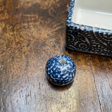 美濃焼 香立て 角型 蛸唐草