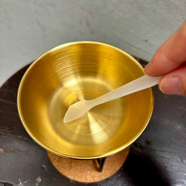 キャンドルバーナー（黒×金）