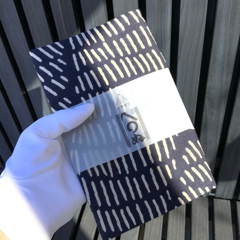 手ぬぐい　注連縄　黒