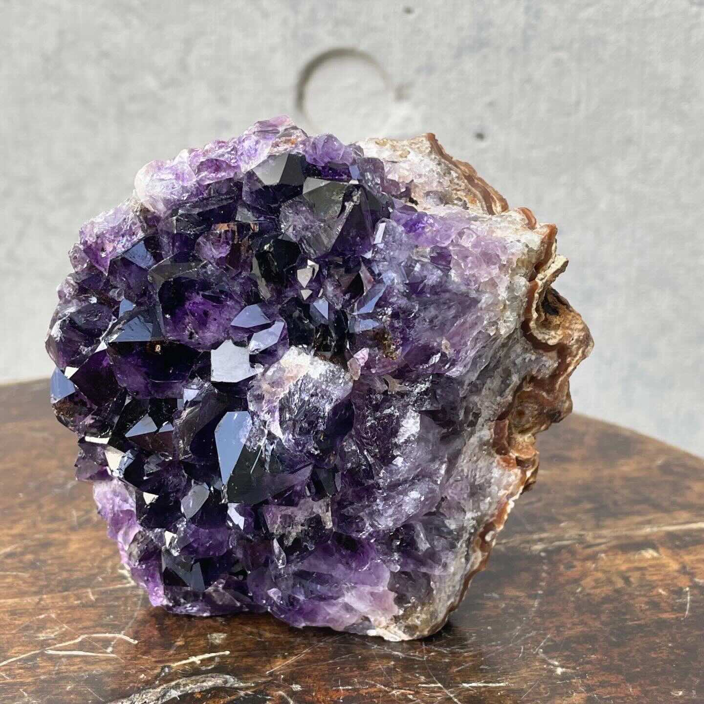 天然石　アメジスト　台座付き 4