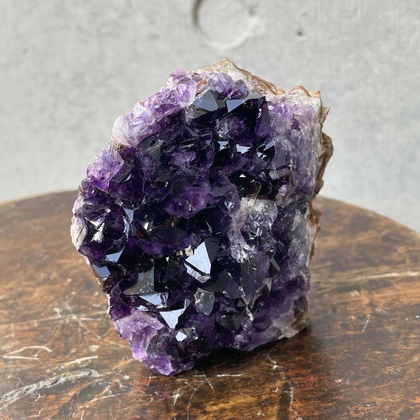 天然石　アメジスト　台座付き 4