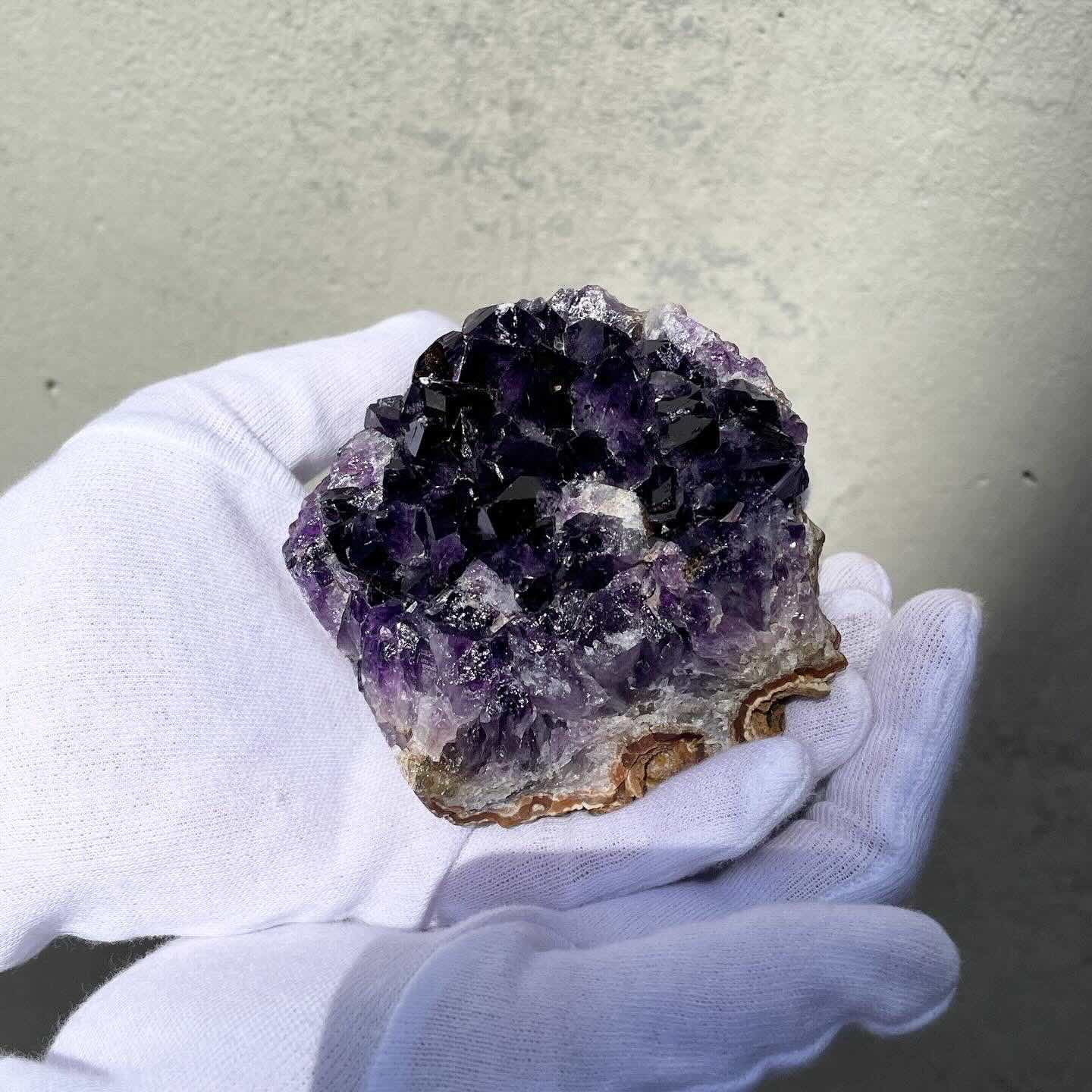 天然石　アメジスト　台座付き 4