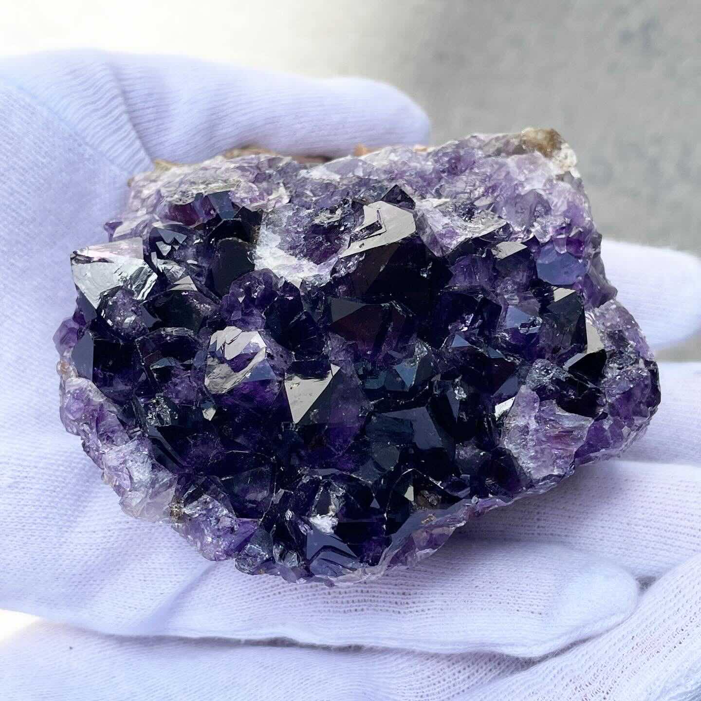 天然石　アメジスト　台座付き 4