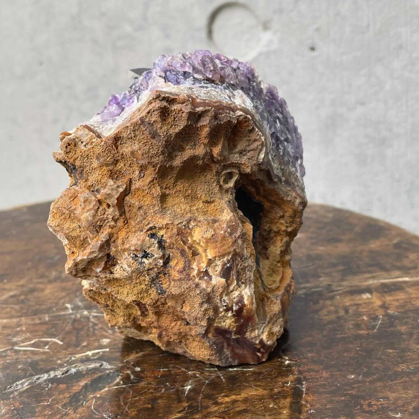 天然石　アメジスト　台座付き 4