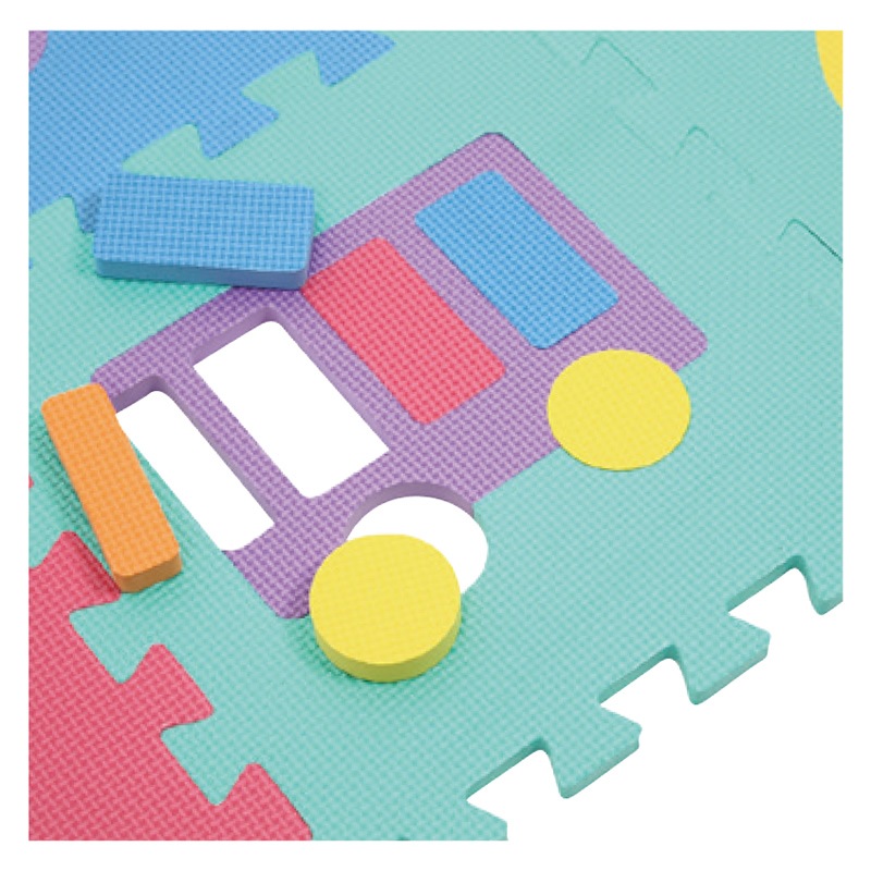 8472-3093）ジョイントパズルマットセット 27枚組 動物・乗り物