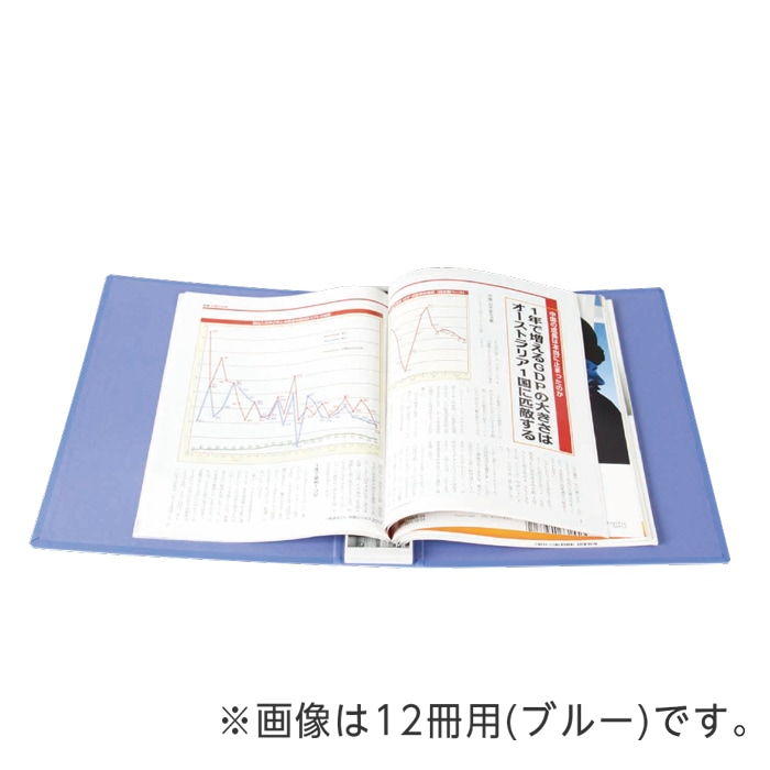 4546-1012）マガジンファイル B5 W（6冊用） 入数：1冊 | 図書館用品