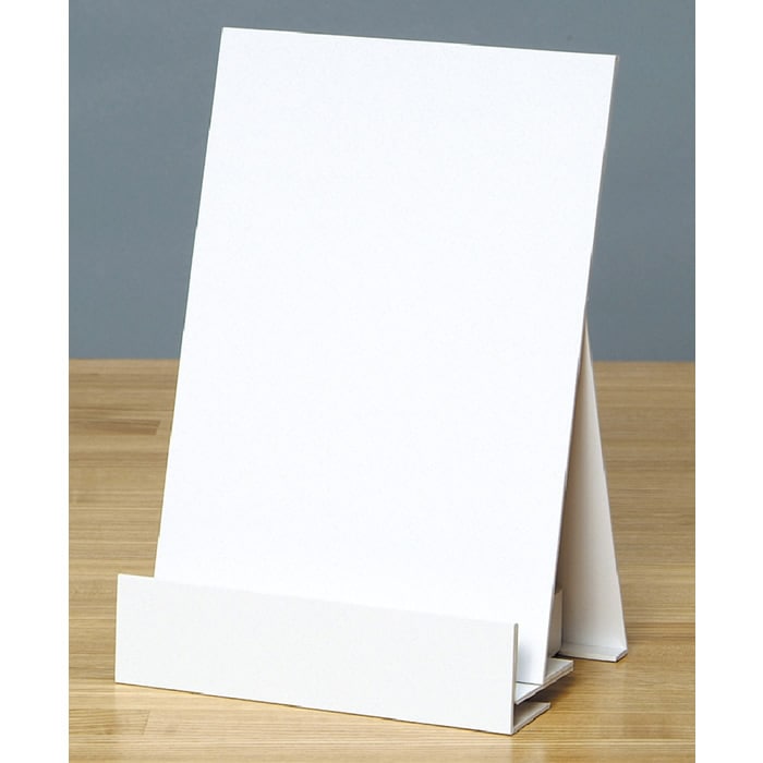 在庫限り（6201-8001）紙製展示スタンド Vスタンド 入数：1個 | すべて