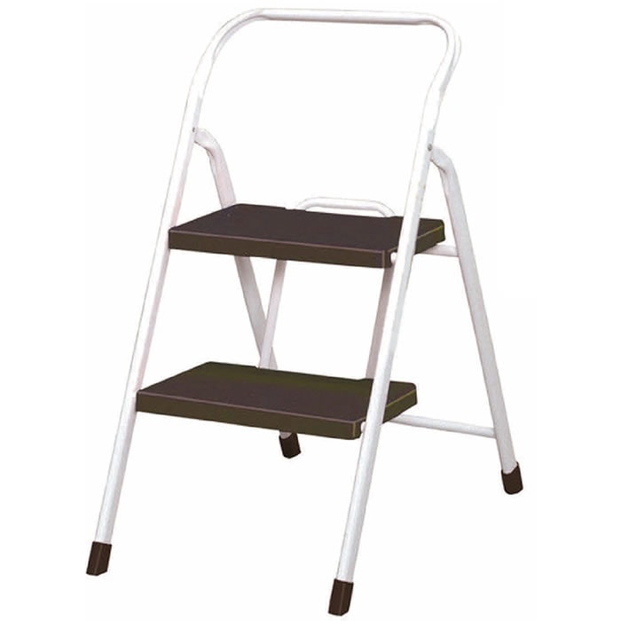 アンティーク】アイアン スチール 折り畳み 踏み台 2段 ステップ台