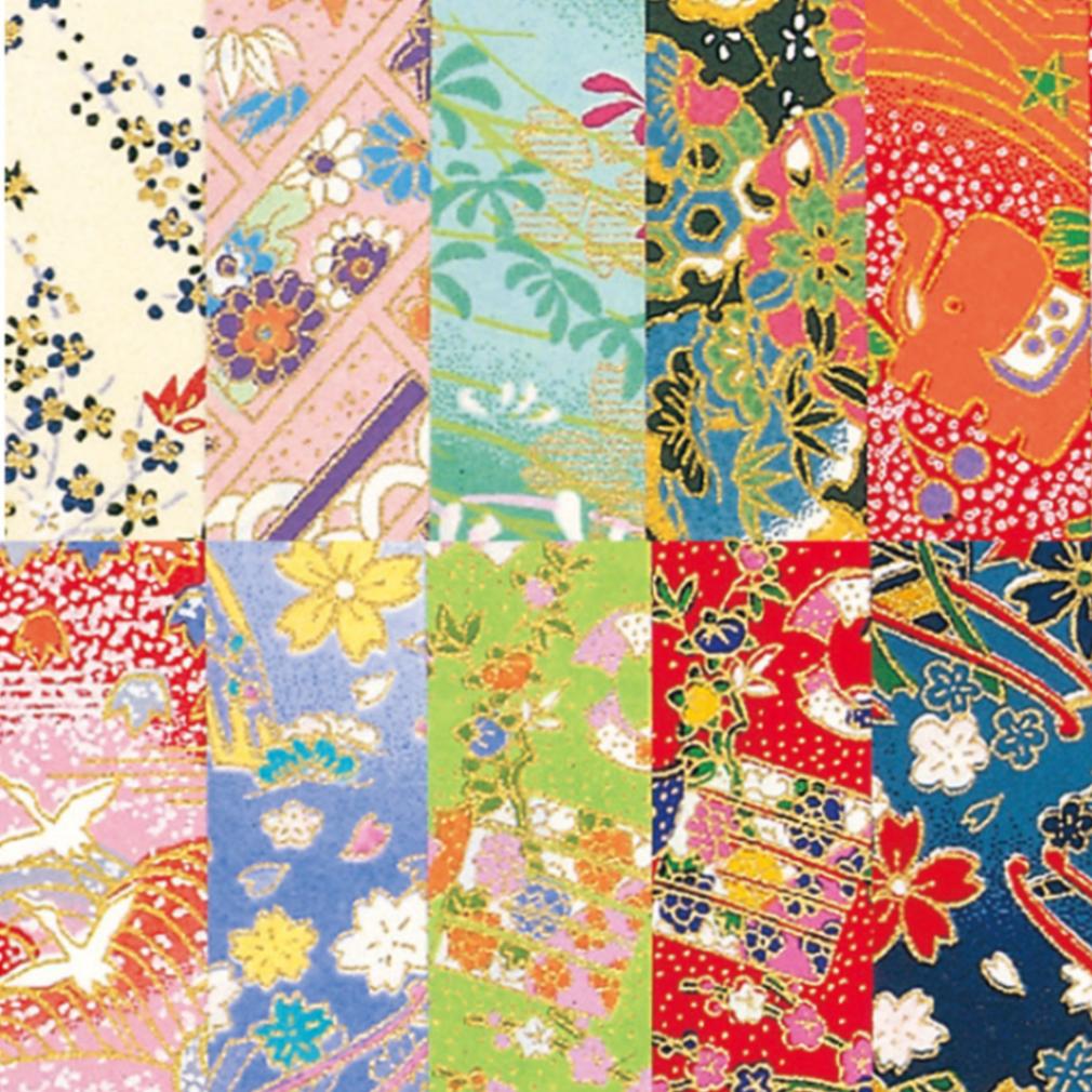 8602-3604)高級友禅折り紙 七夕セット（10枚入り） | 特集コーナー