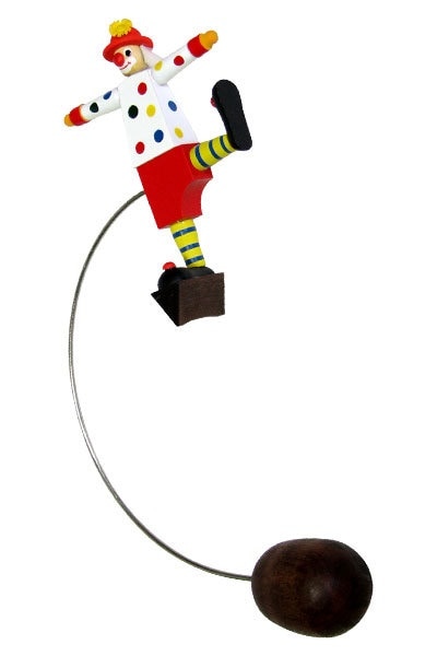 aoisora　ザイフェン　やじろべえ Wやじろべえ（大）ピエロ | 工芸品,ドイツの工芸品 | 赤ちゃん