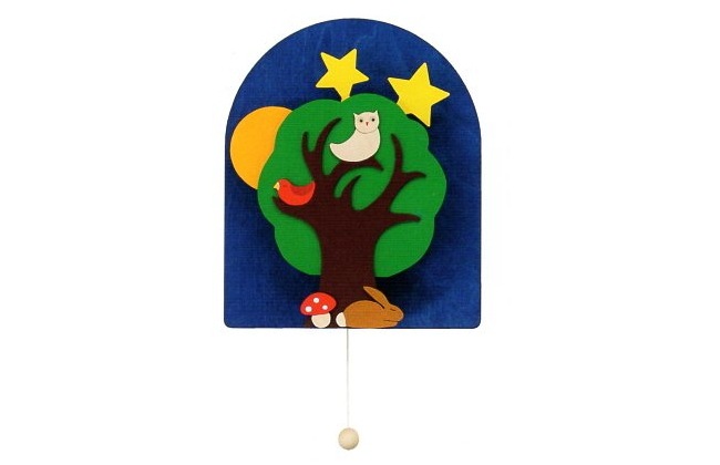 星と月のオルゴール | 赤ちゃんの木のおもちゃ,動きを楽しむおもちゃ