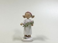 フラーデ 女の子とリンゴの花の枝 | 工芸品,ドイツの工芸品