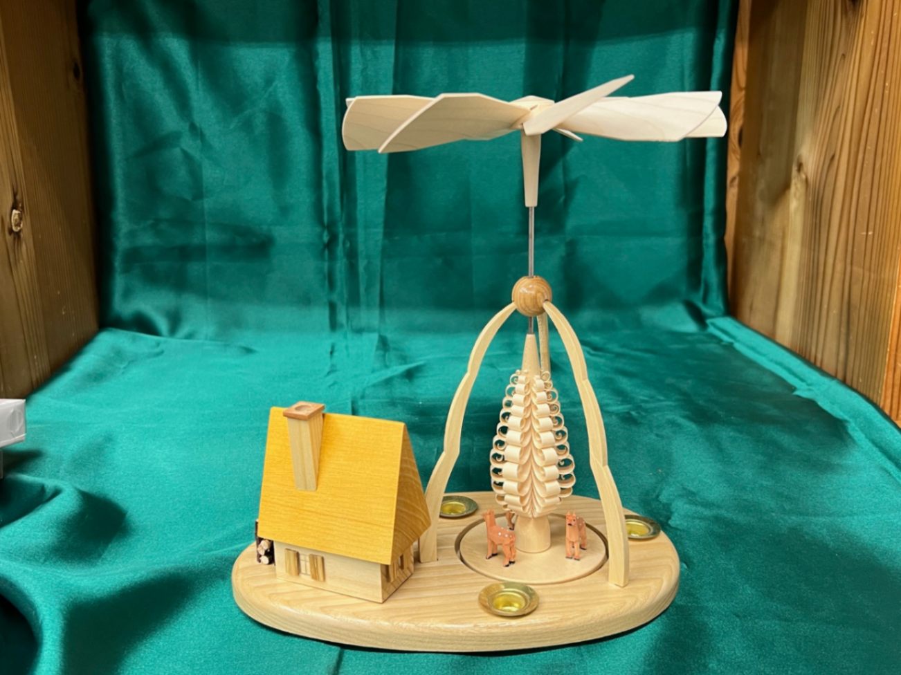 キャンドルピラミッド おうちとバンビ | 工芸品,クリスマス雑貨 