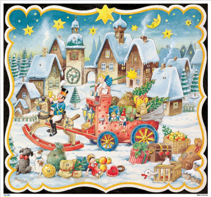 新品　アドベントカレンダー 馬の形 クリスマス Amazon.co.jp: 馬のアドベントカレンダー 2025、24日間クリスマス