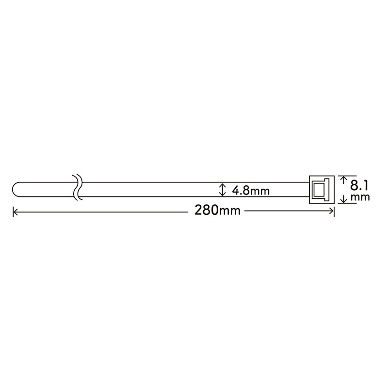 結束バンド 50本入 280mm