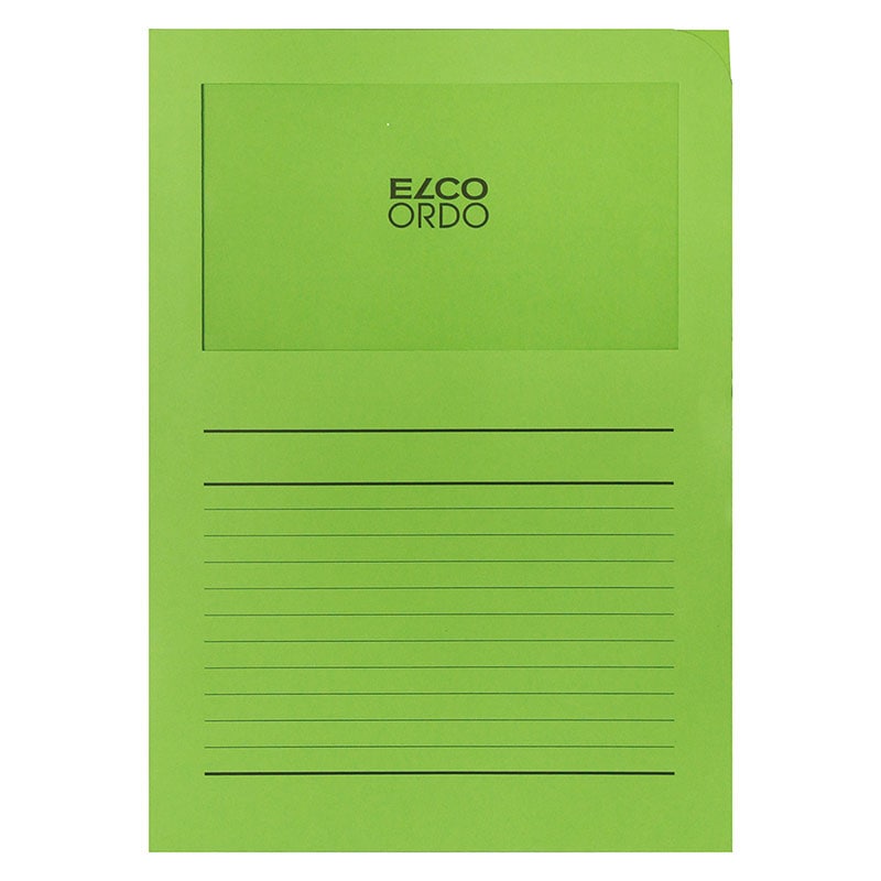 【ELCO/Ordo】ウィンドーファイル　10枚入り　grn