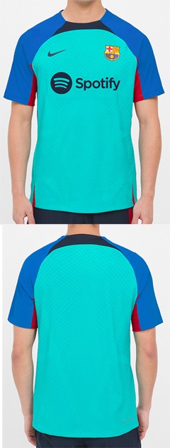 Fcバルセロナ 22 23 選手支給用トレーニングトップ グリーン Dj8494 360s