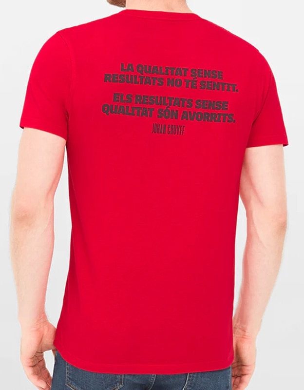 クライフコレクション クライフ名言Tシャツ （レッド）