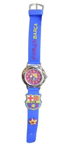 FCバルセロナ 子供用腕時計（ラバー 赤/7001008）
