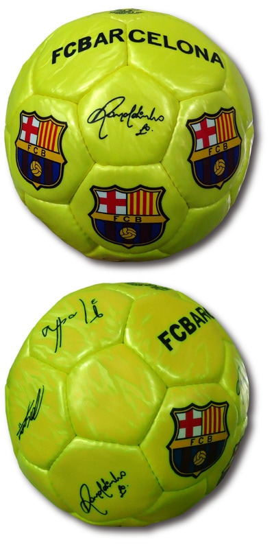 FCバルセロナ 直筆サインボール FCバルセロナ 直筆サインボール FCバルセロナ サイン入りボールの通販