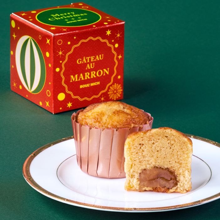 クリスマス限定パッケージ　ガトー・オ・マロン1個入り