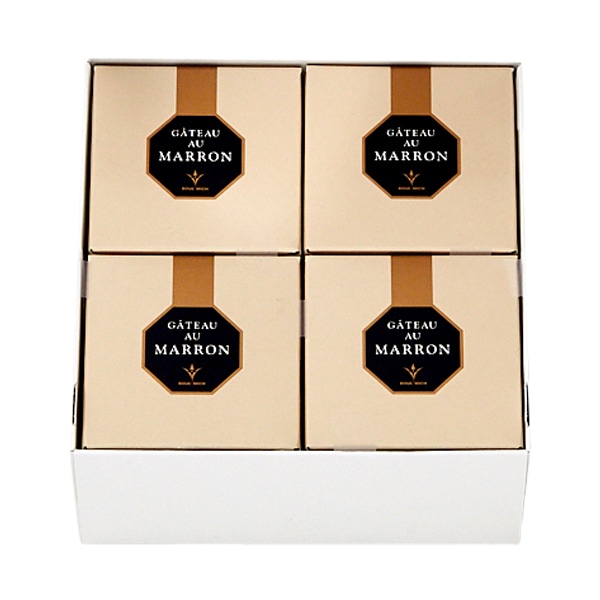 ガトー・オ・マロン4個入り（GM-4） | トリュフケーキ、ガトー・オ