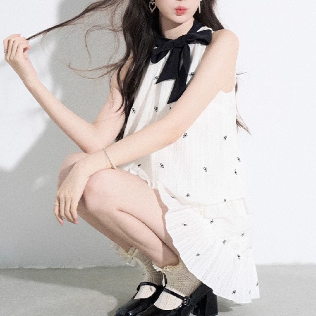 ★REISS Hera コットンティアードラッフルミニ 上質ワンピ★ ミニリボンティアードワンピース(NO.070719) | Dress | Bouquet