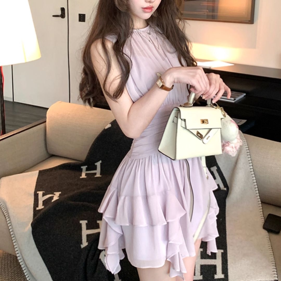♡本日限定価格♡　Aga / アーガ　リネン混　フリンジ　ワンピース　9号　М Aga / アーガ リネン混 フリンジ ワンピース 9号 М