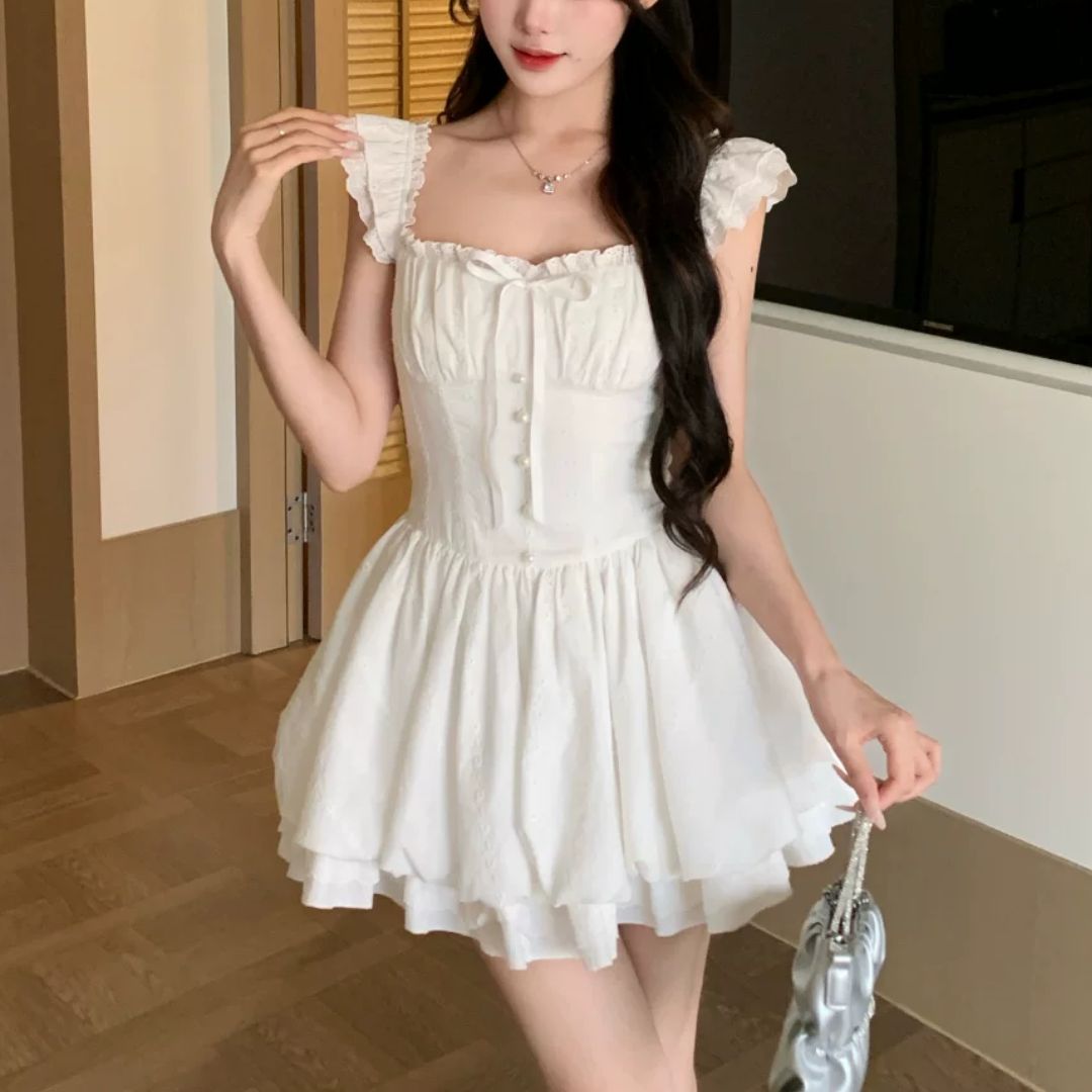 エンジェルフリルバルーンワンピース(NO.080409) | Dress | Bouquet de
