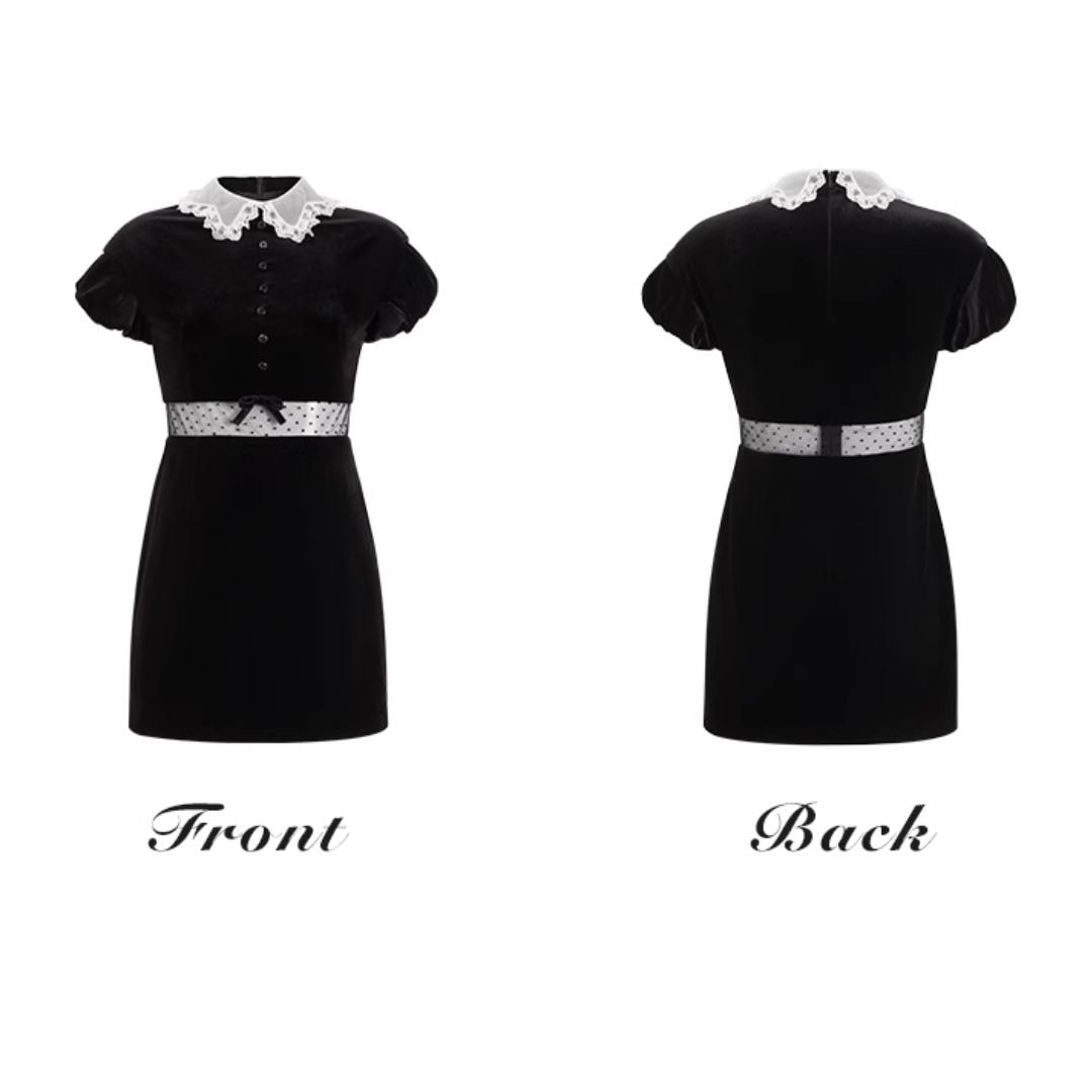新品本物 シアードットフレンチワンピース(NO.060320) Bouquet | Dress | ワンピース