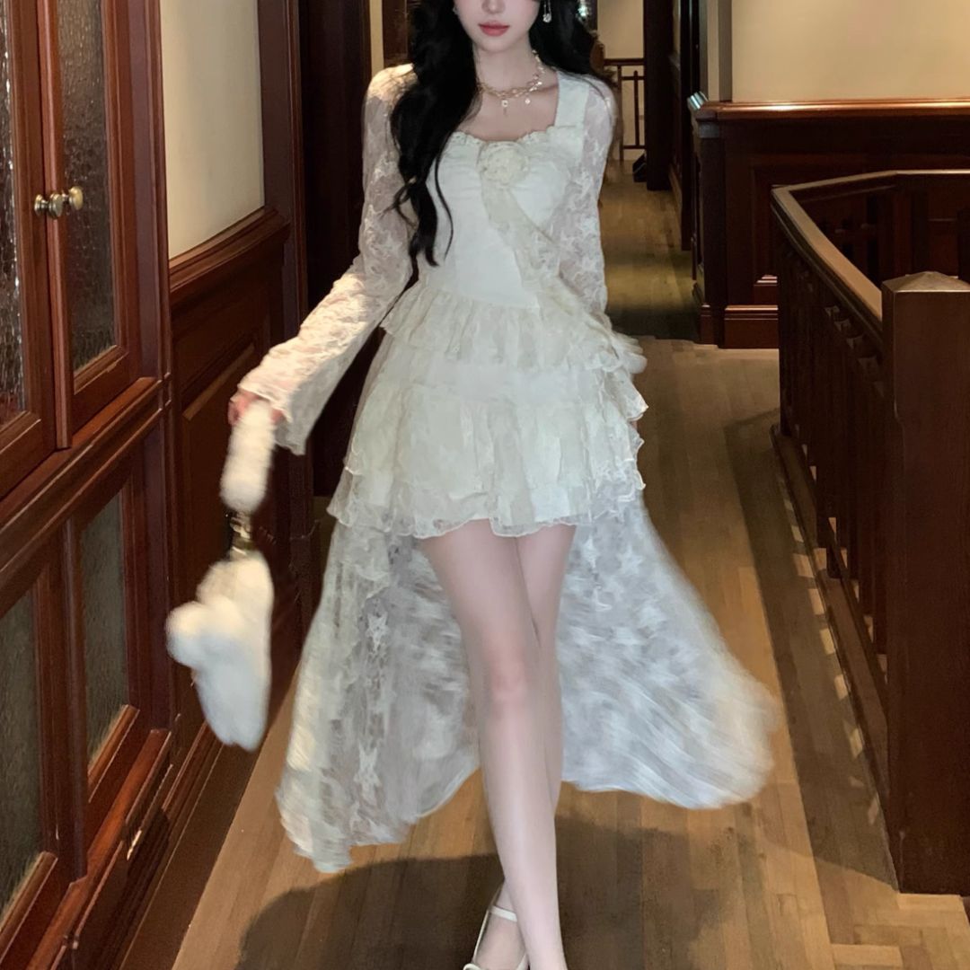 レースティアードワンピース(NO.070906) | Dress | Bouquet de Mariee