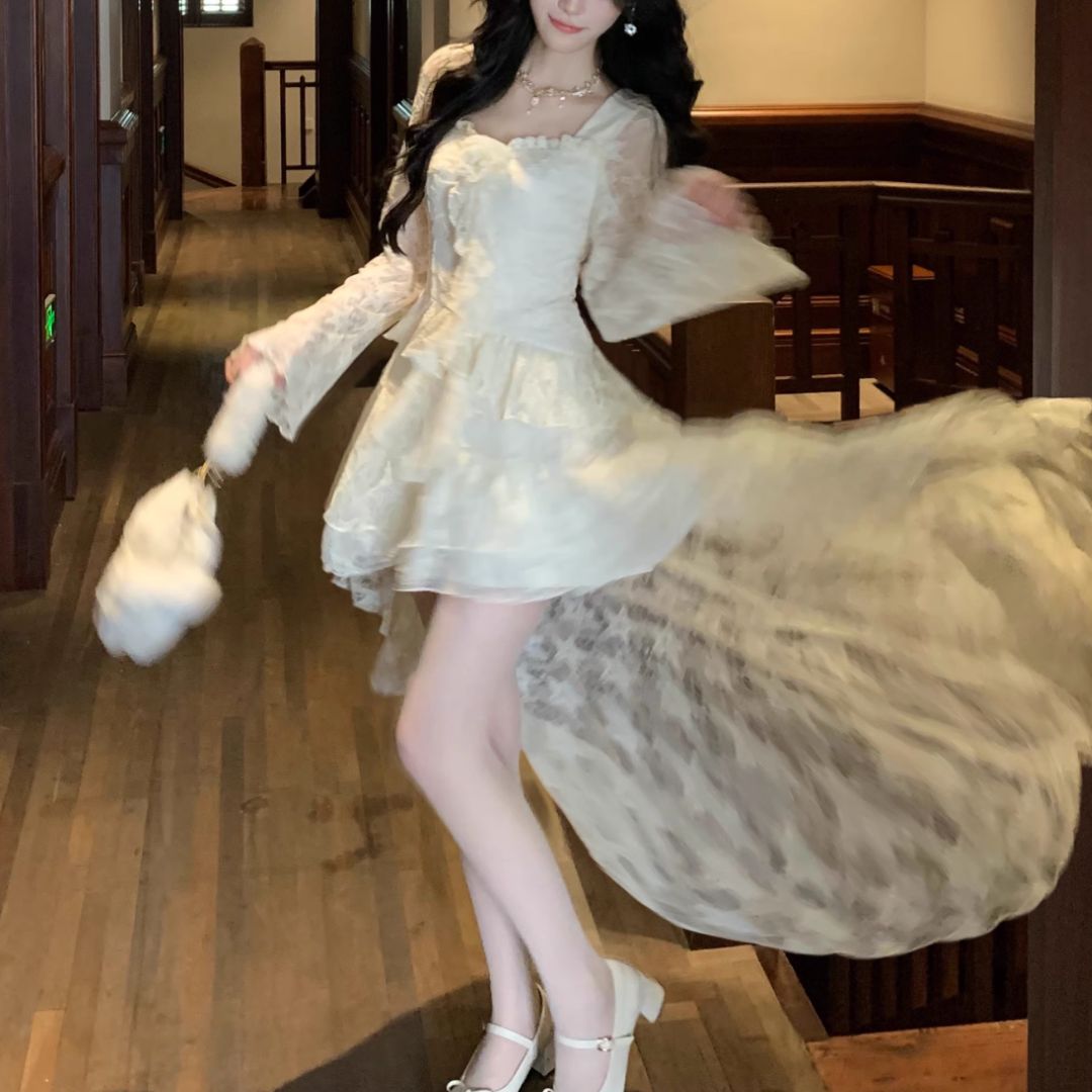 レースティアードワンピース(NO.070906) | Dress | Bouquet de Mariee