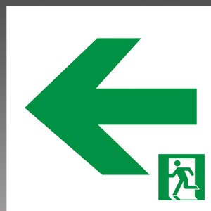 MITSUBISHI 三菱 通路誘導灯 B級BL形 両面灯 21年製 防災 S2-2091L